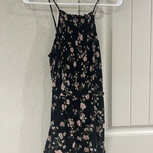 American Eagle Outfitters Black Floral romper